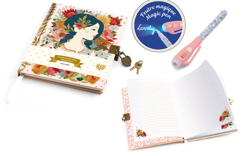 Djeco - Secret Felt Notebook: Oana