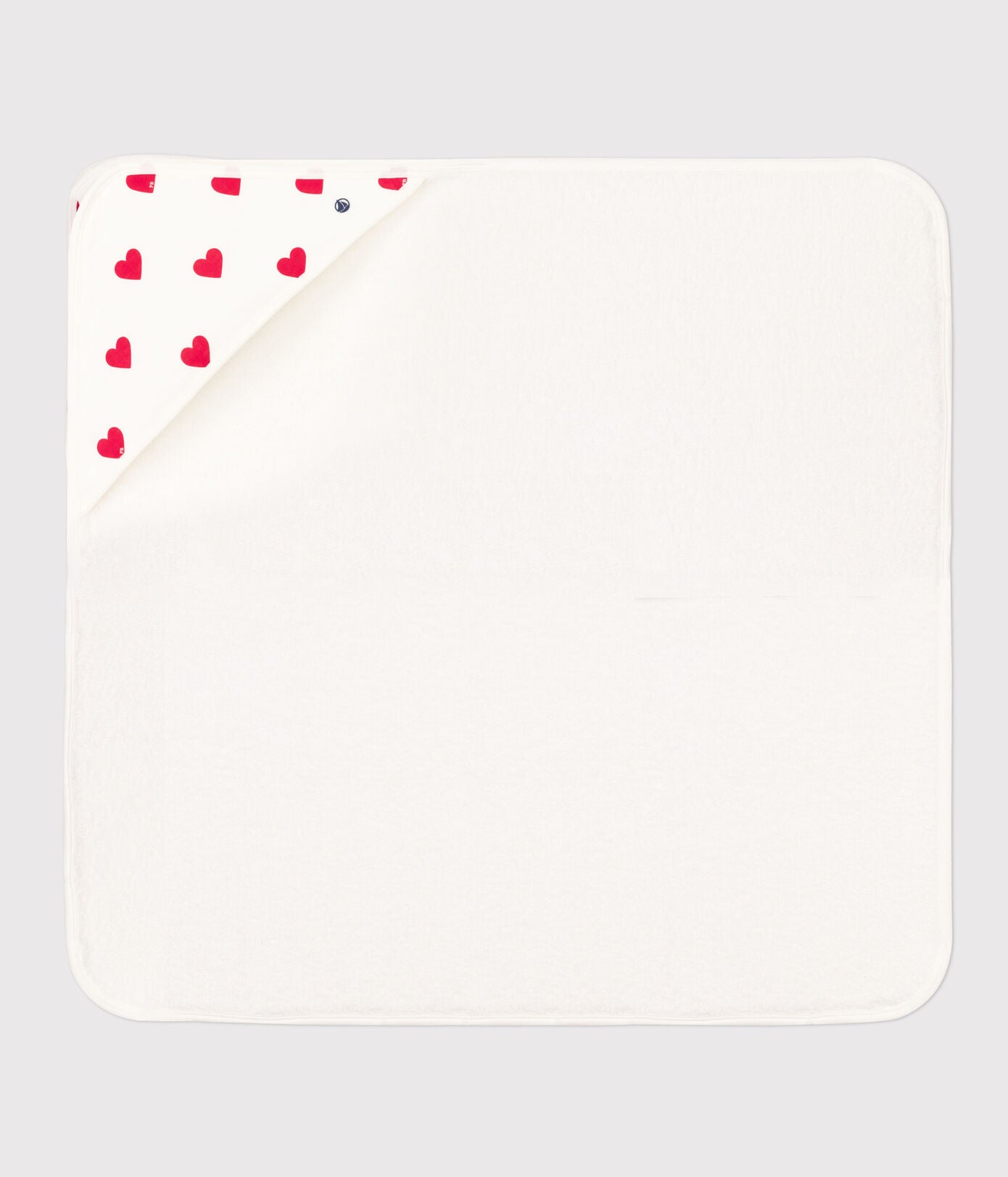 Petit Bateau - Carré de bain coeurs
