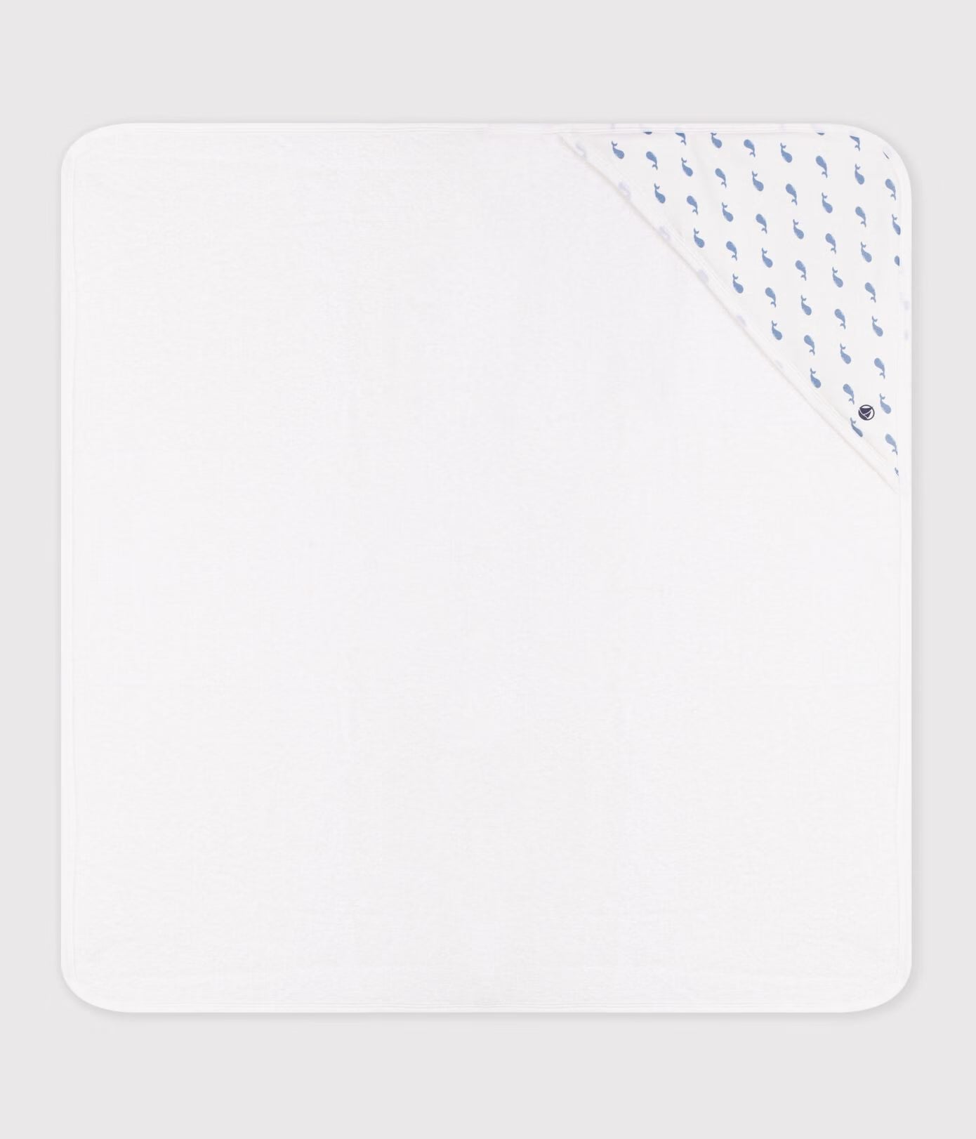 Petit Bateau - Baby square cotton bath towel