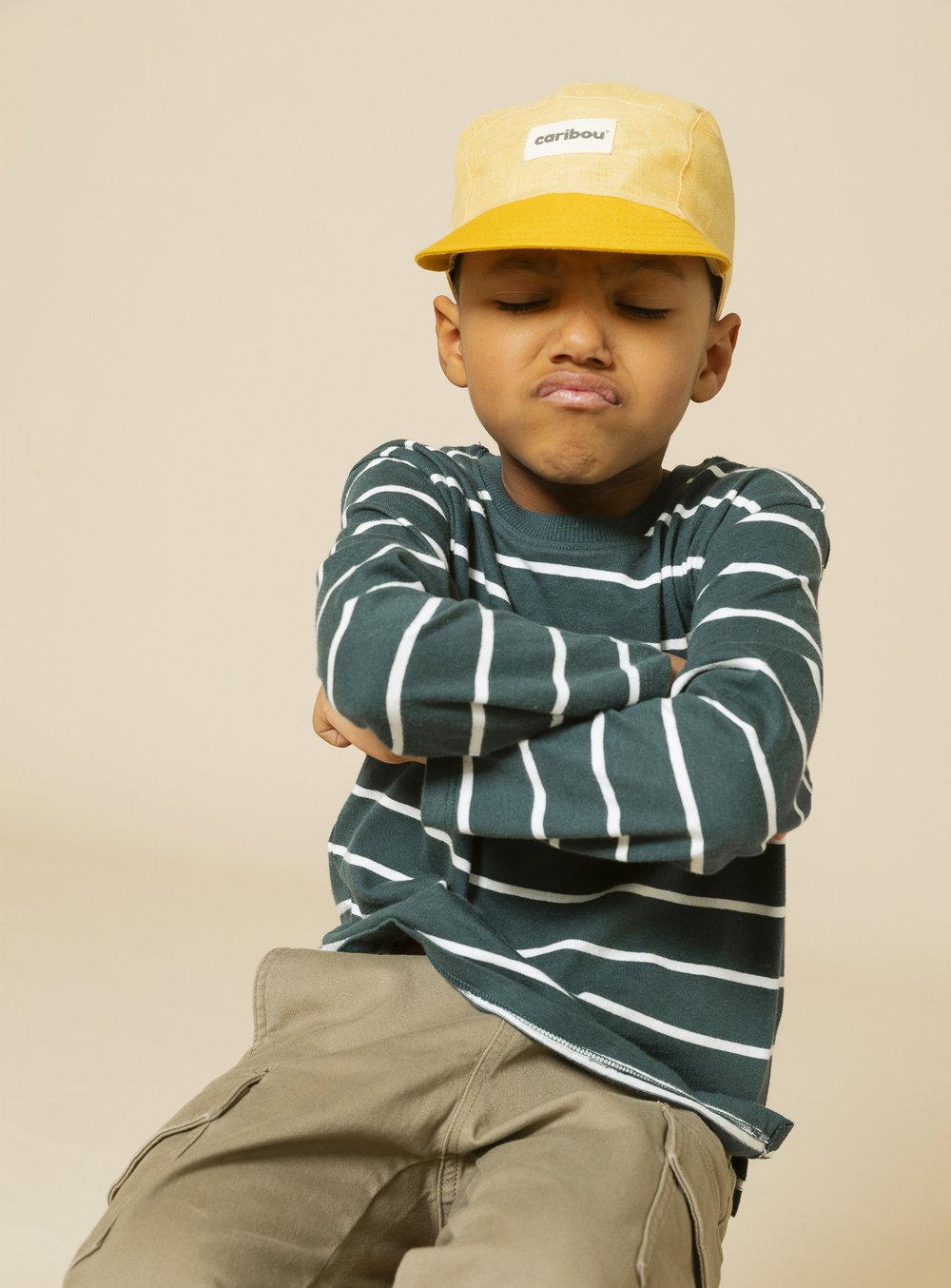 Caribou - Children's Cap Duo Yellow