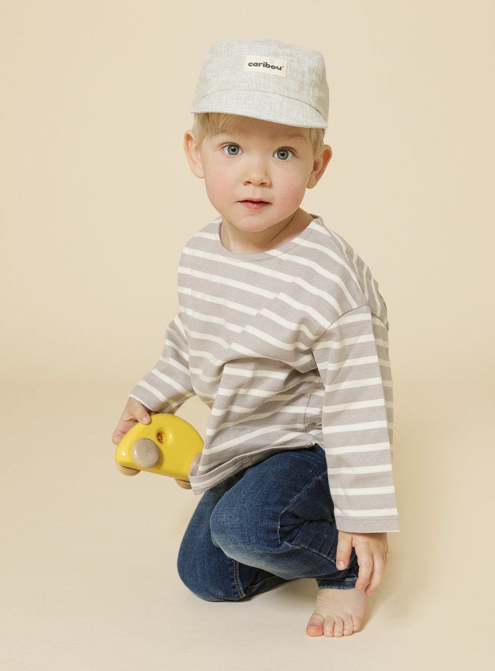 Caribou - Casquette Enfant Écru