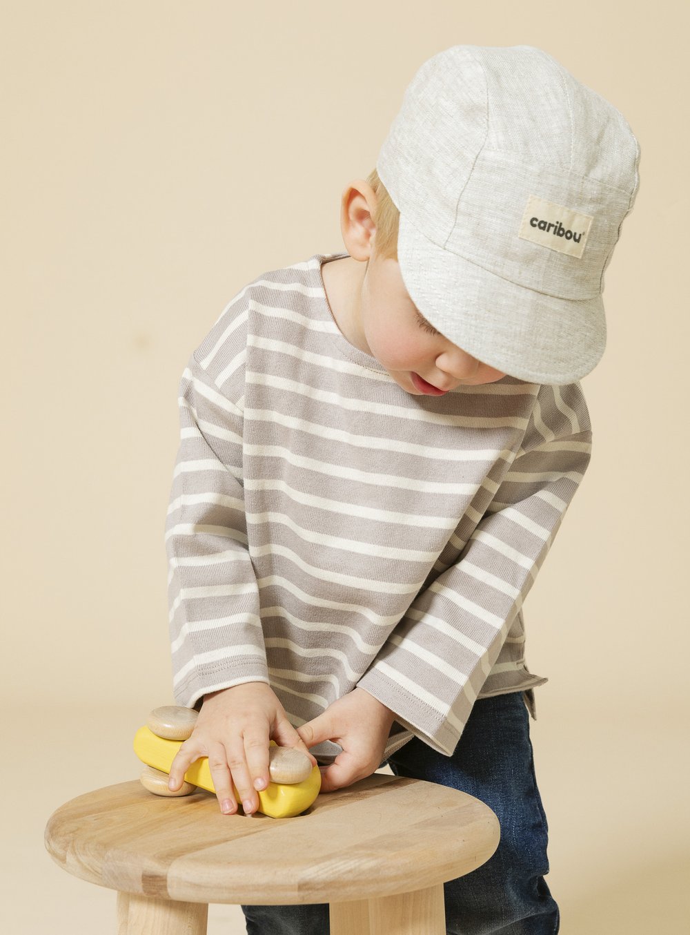 Caribou - Casquette Enfant Écru