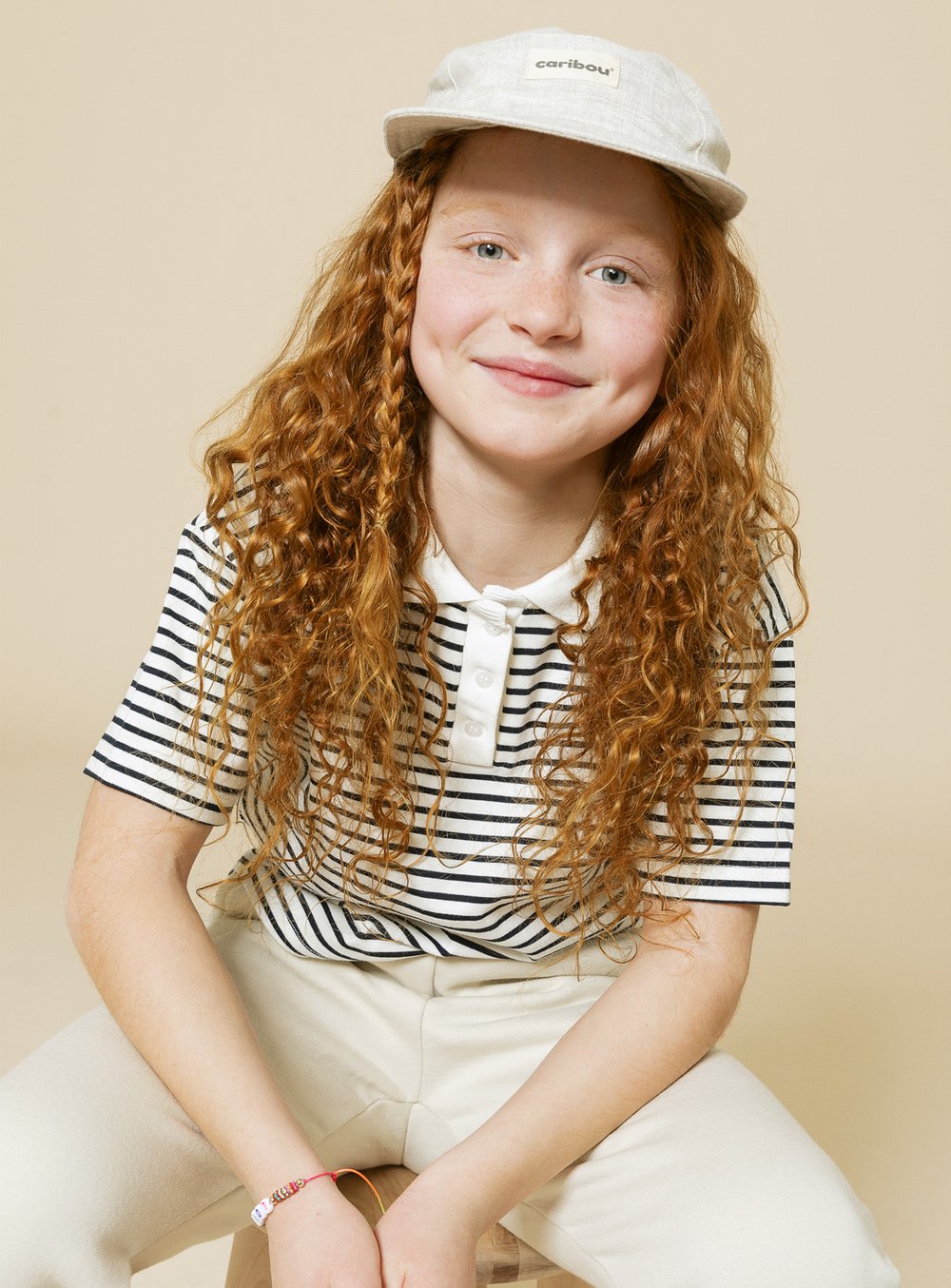 Caribou - Casquette Enfant Écru