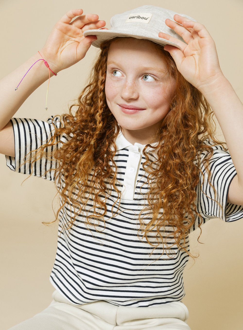 Caribou - Casquette Enfant Écru