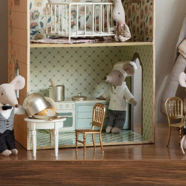 Maileg - Golden Mouse Chair