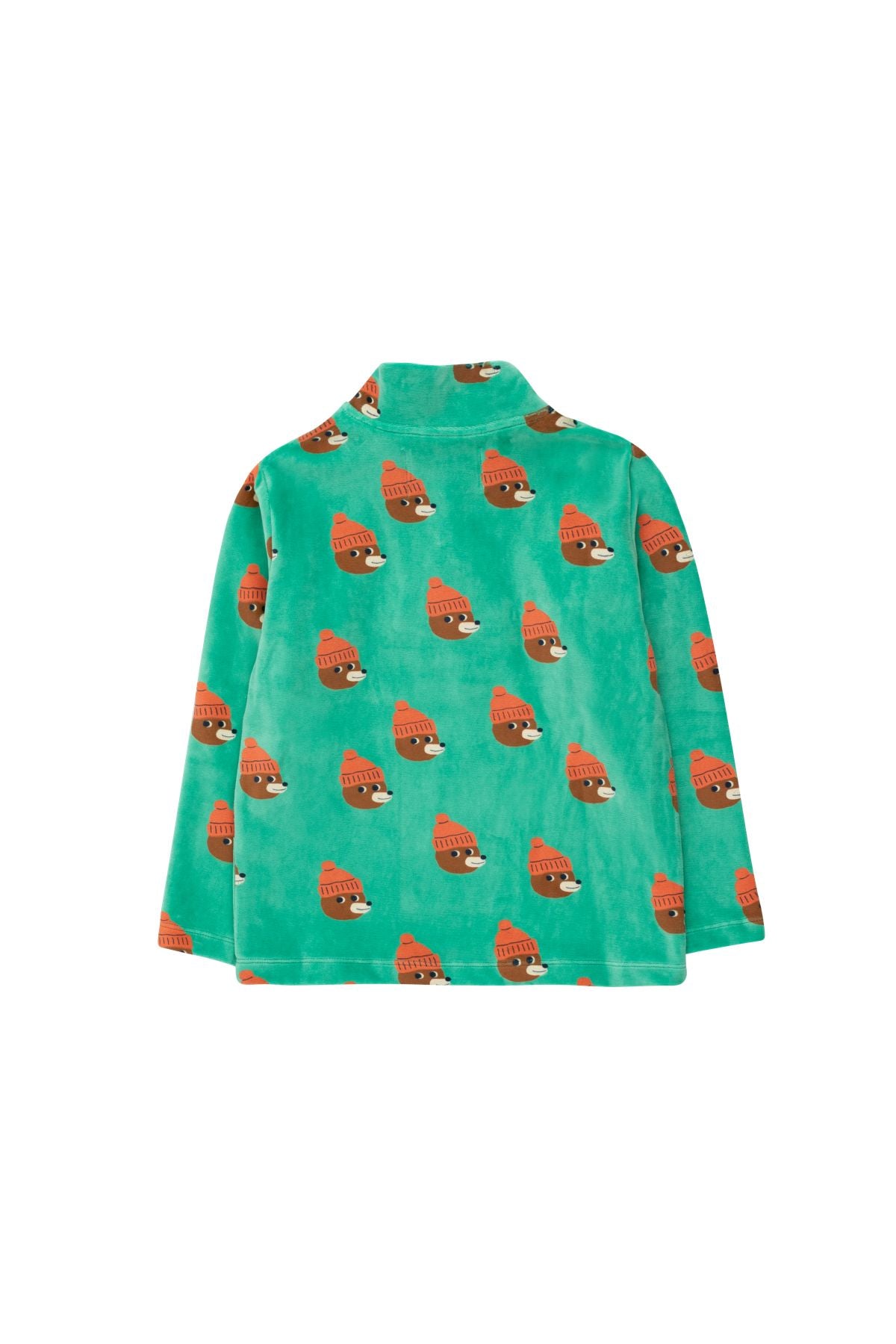 Tiny Cottons - Velvet Ski Bear Sweater