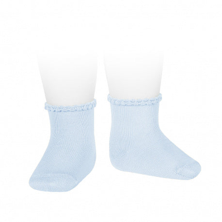 Condor - Chaussettes Courtes Bord à Motif