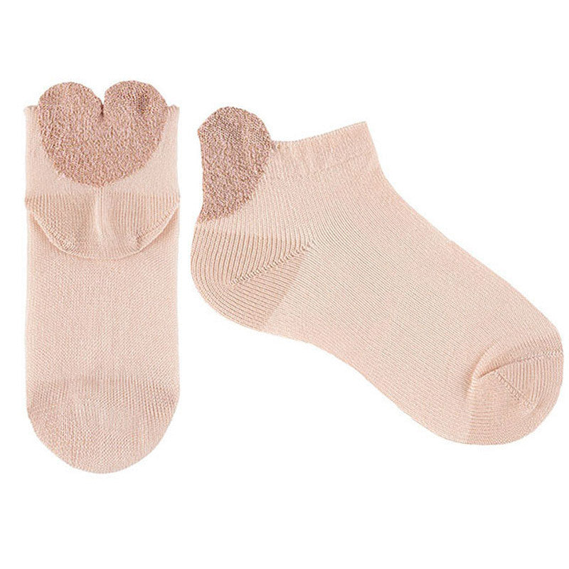 Condor - Sport socks with 3D metallic heart thread