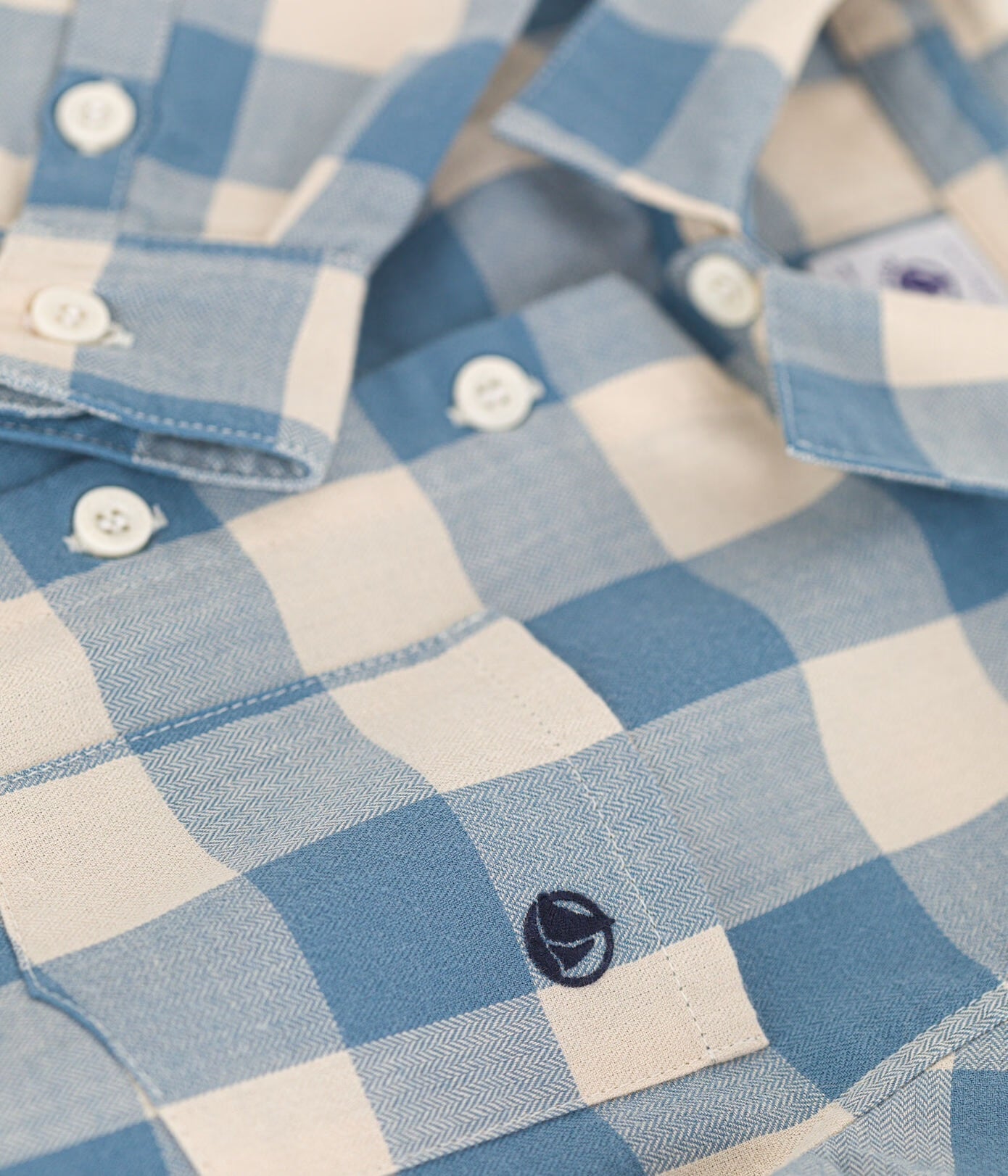 Petit Bateau - Chemise à Carreaux (Enfant)