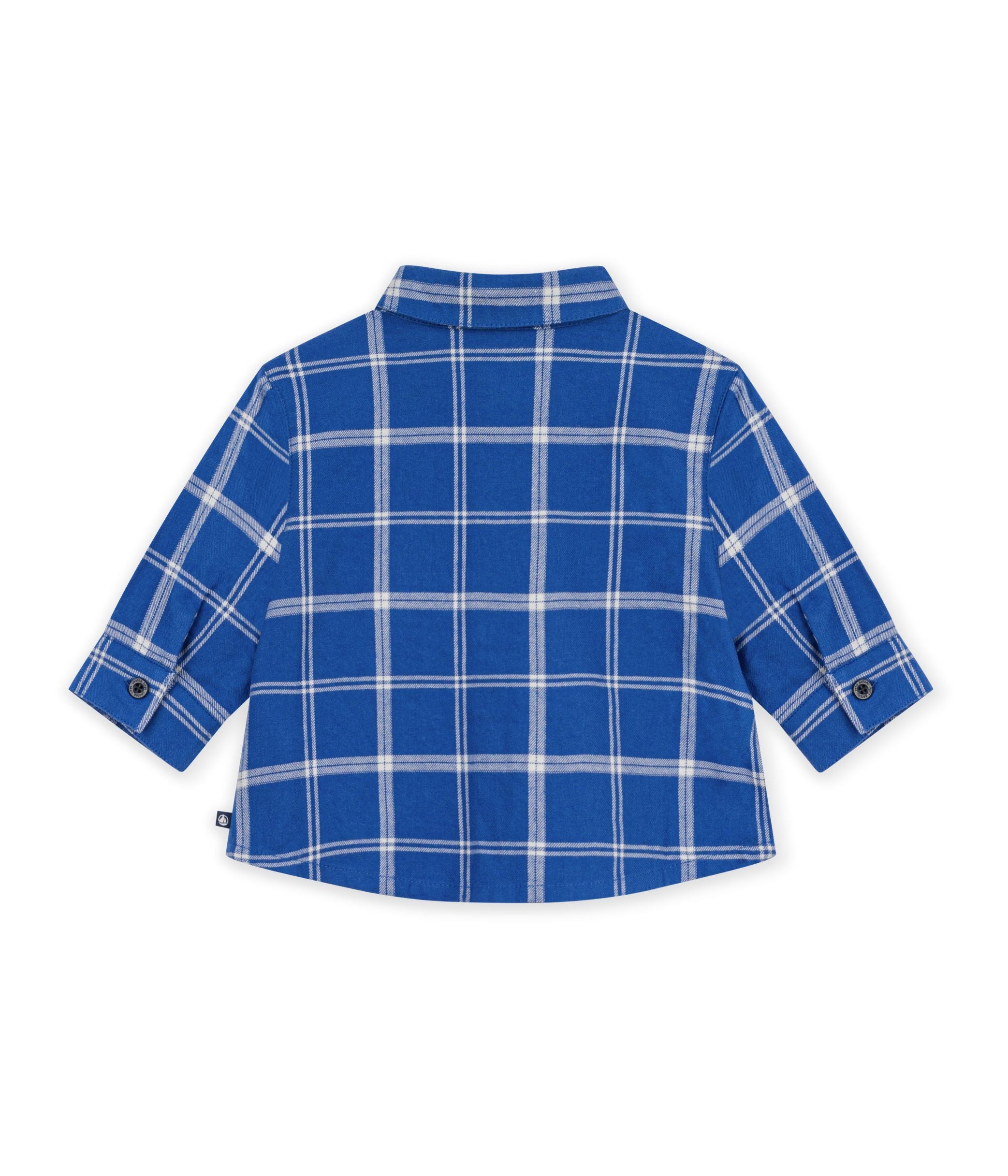 Petit Bateau - Baby's checked flannel shirt
