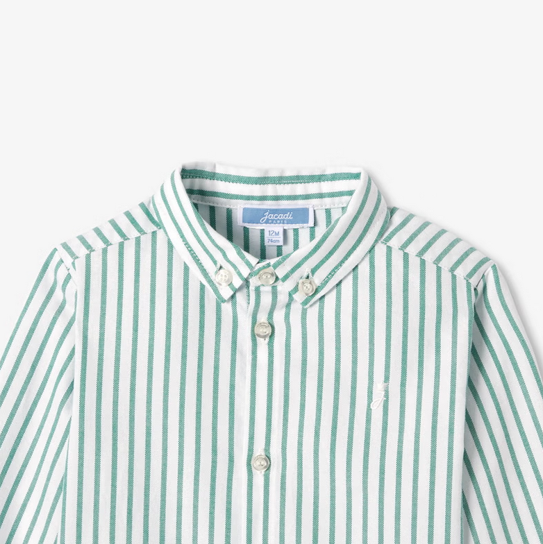 Jacadi - Chemise Manches Longues à Rayures Jupiter
