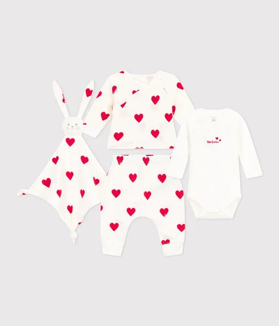 Petit Bateau - Hearts Gift Set