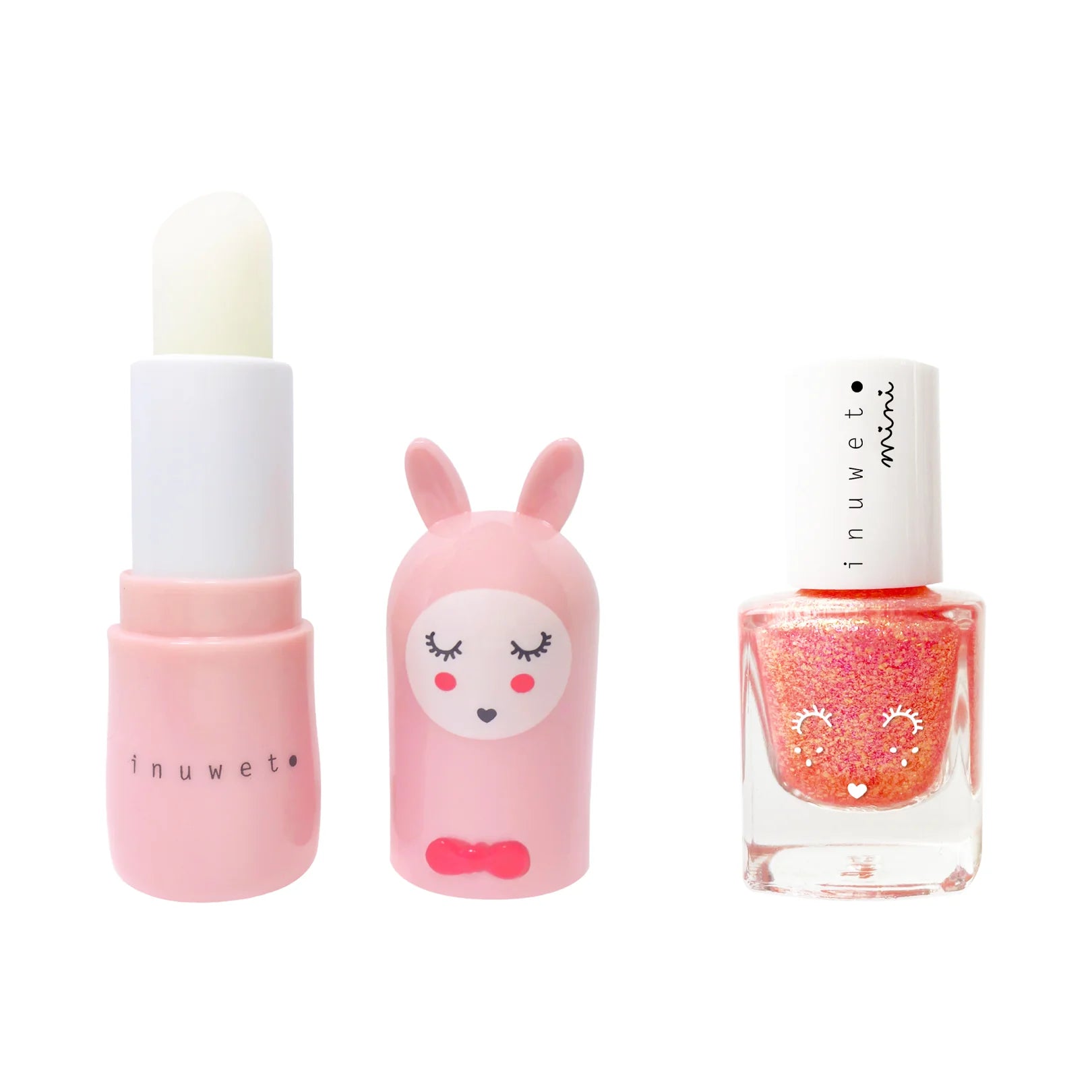 Blush - Coffret Rose duo baume à lèvres et vernis à l'eau - Fraise