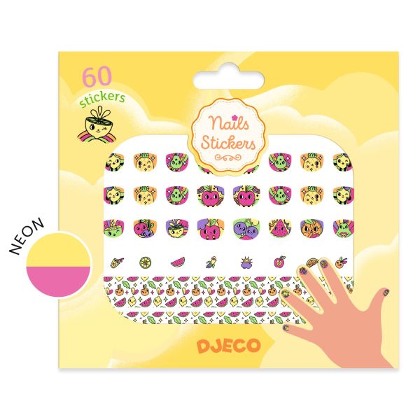 Djeco - Nail stickers : PEPS