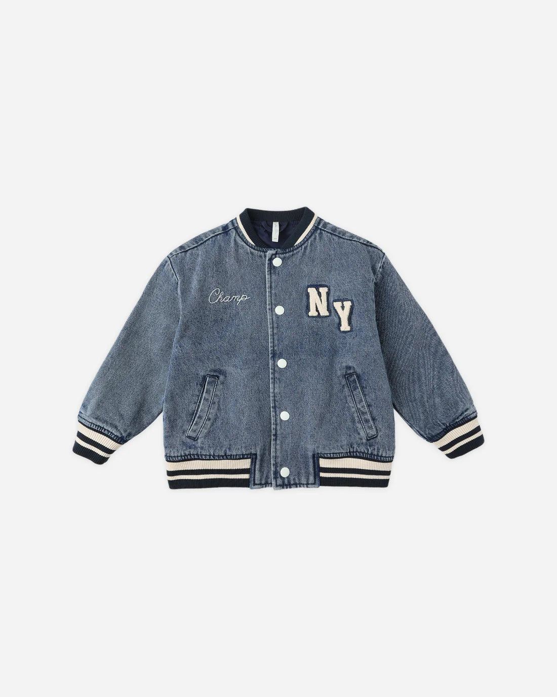 Rylee + Cru - Varsity Denim Jacket