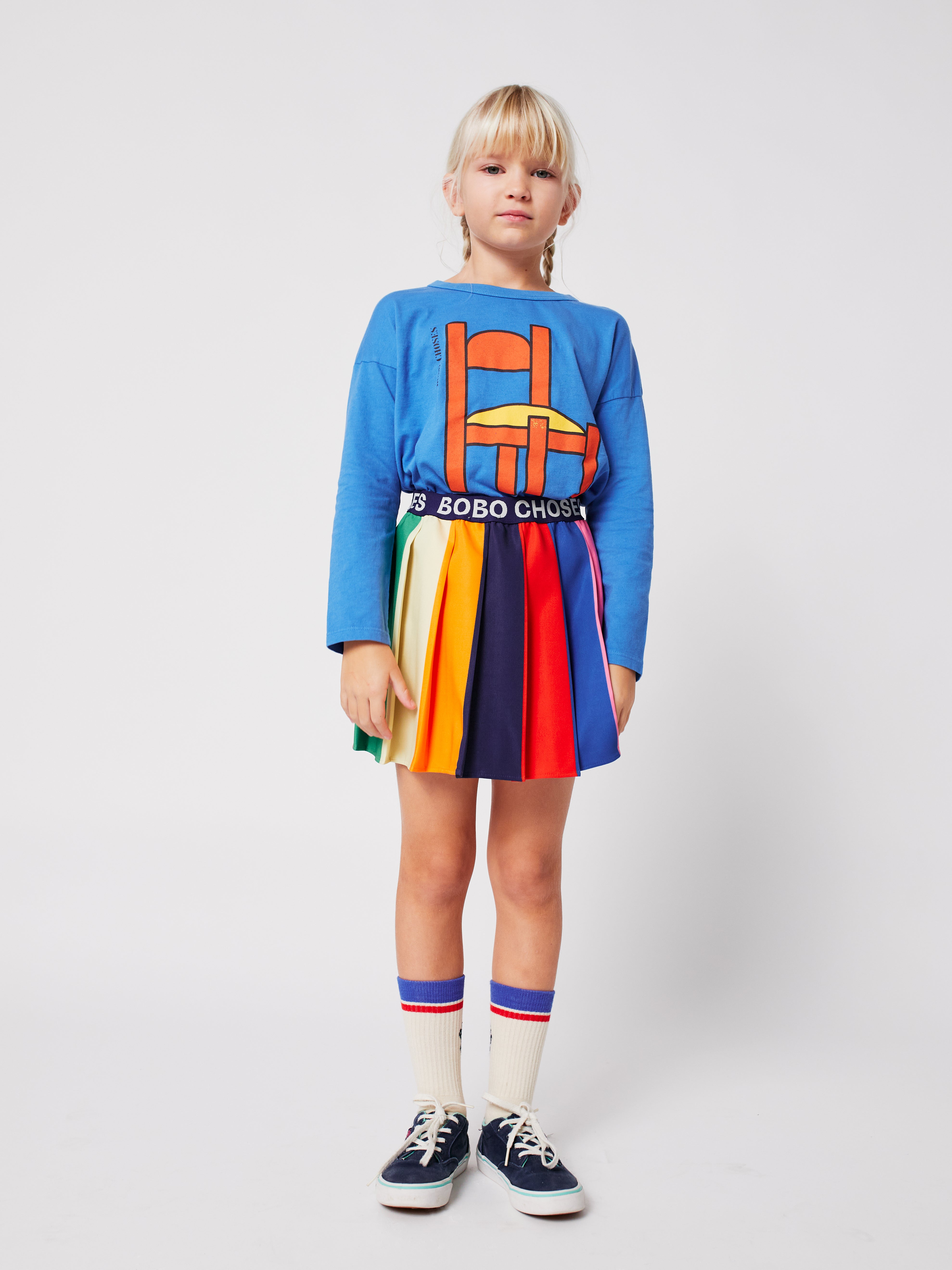 Bobo Choses - Jupe Plissée Color Block