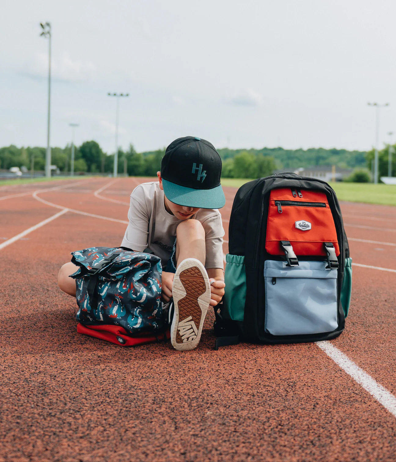 Headster - Sac à Dos Colorblock Ice & Fire - 26L