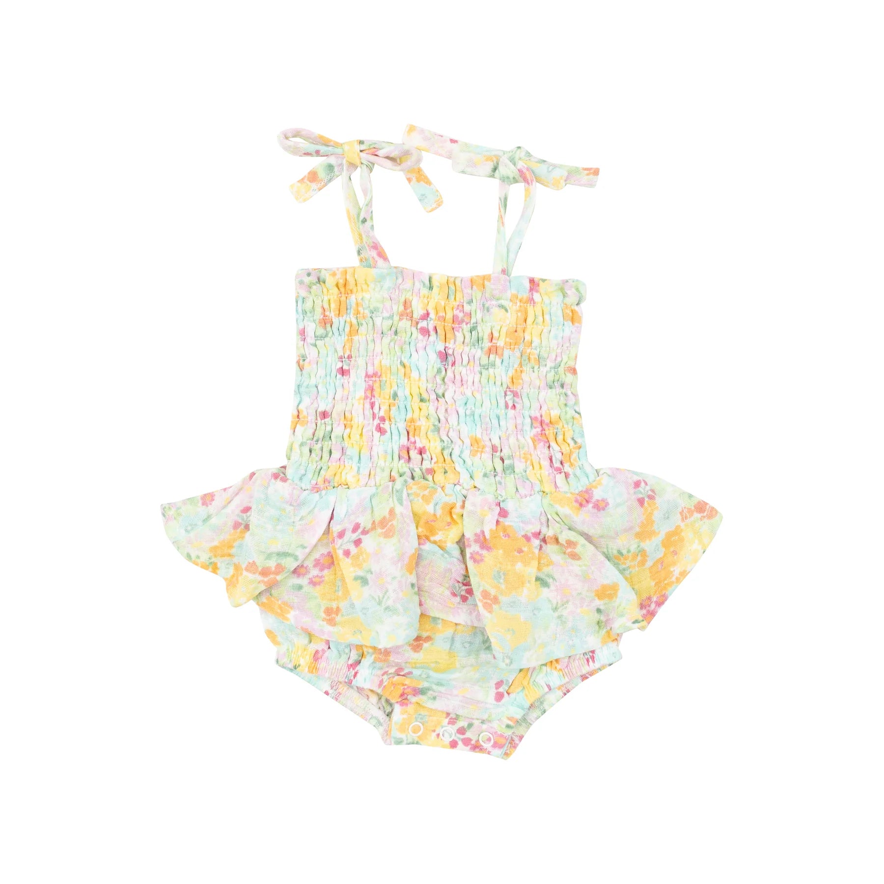 Angel Dear Bubble Smock Jumpsuit with Skirt