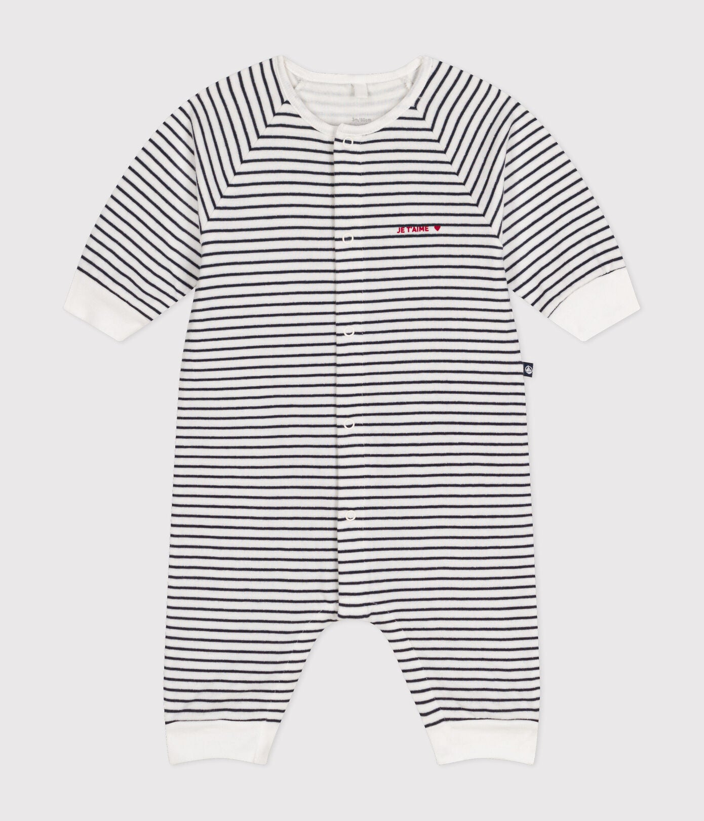 Petit Bateau - Combinaison Longue Rayée