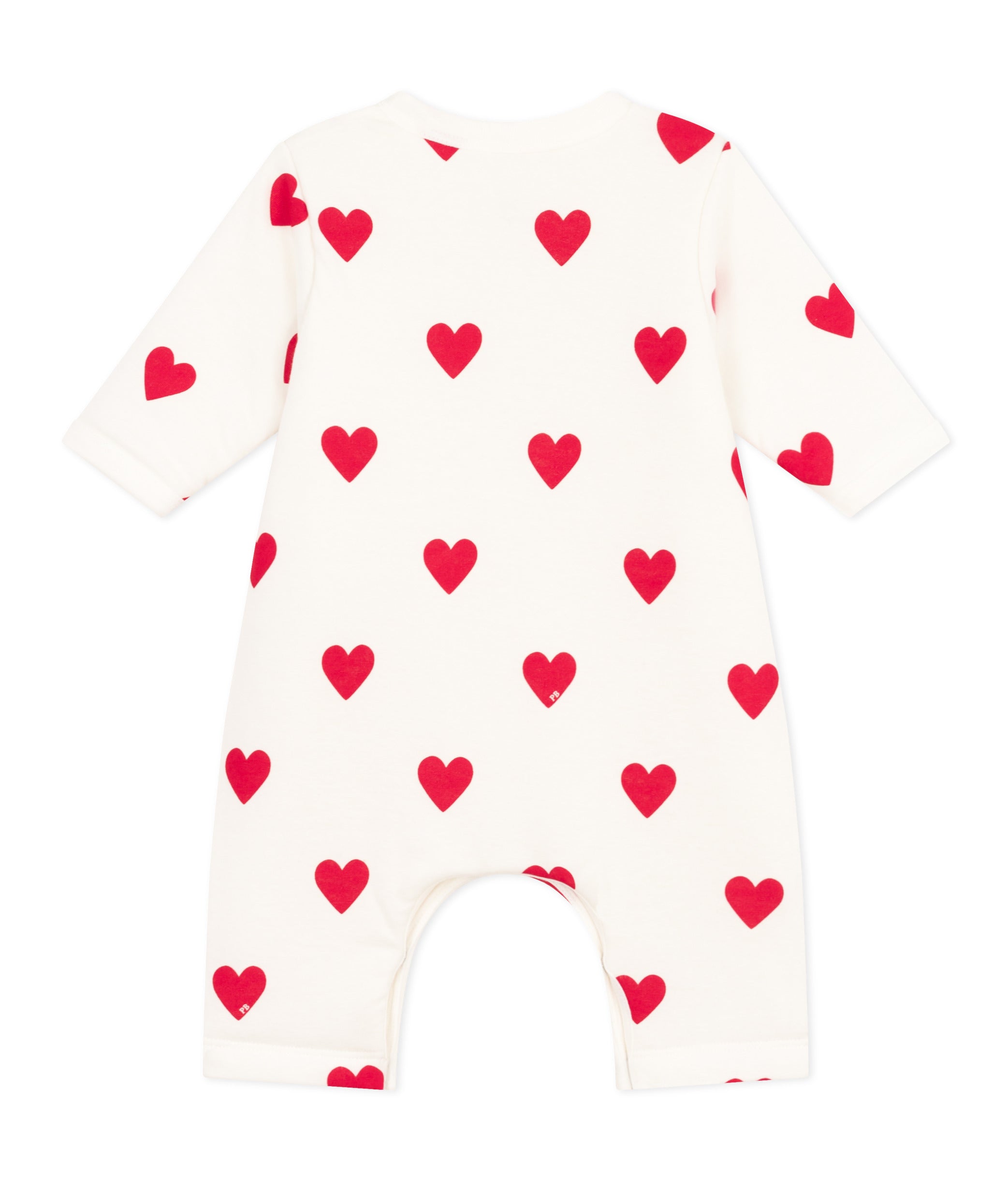 Petit Bateau - Combinaison Longue Coeurs