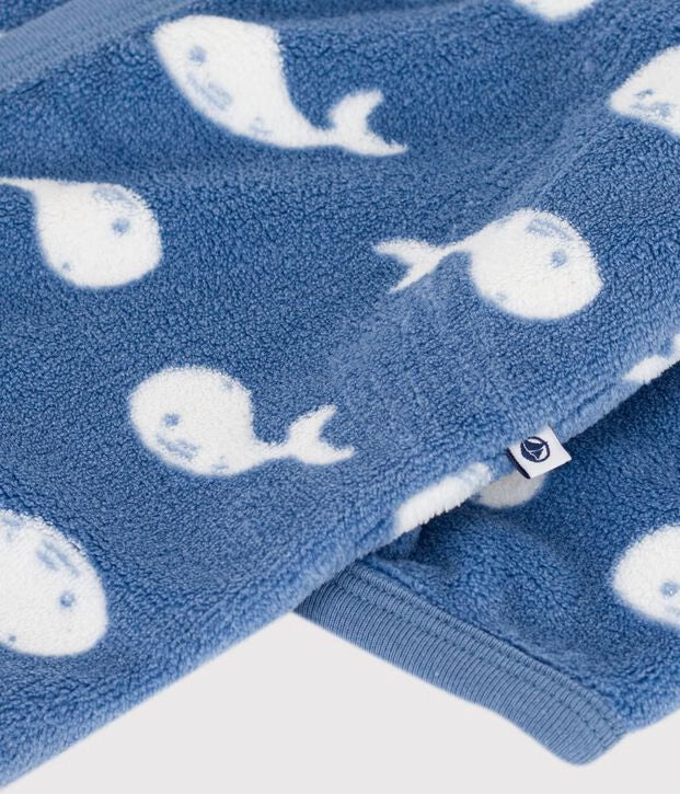 Petit Bateau - Surpyjama bébé en polaire imprimé
