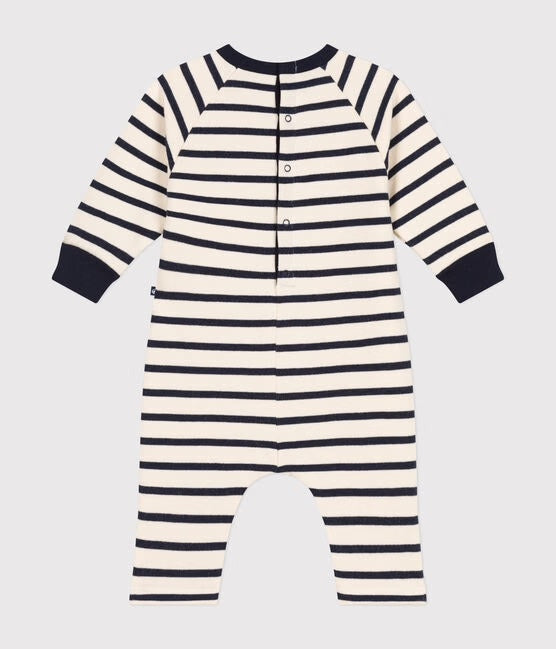 Petit Bateau - Combinaison Longue Rayée