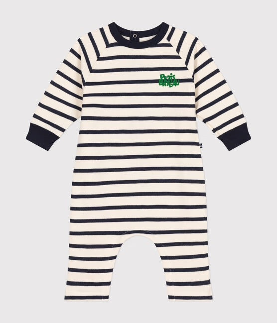 Petit Bateau - Combinaison Longue Rayée