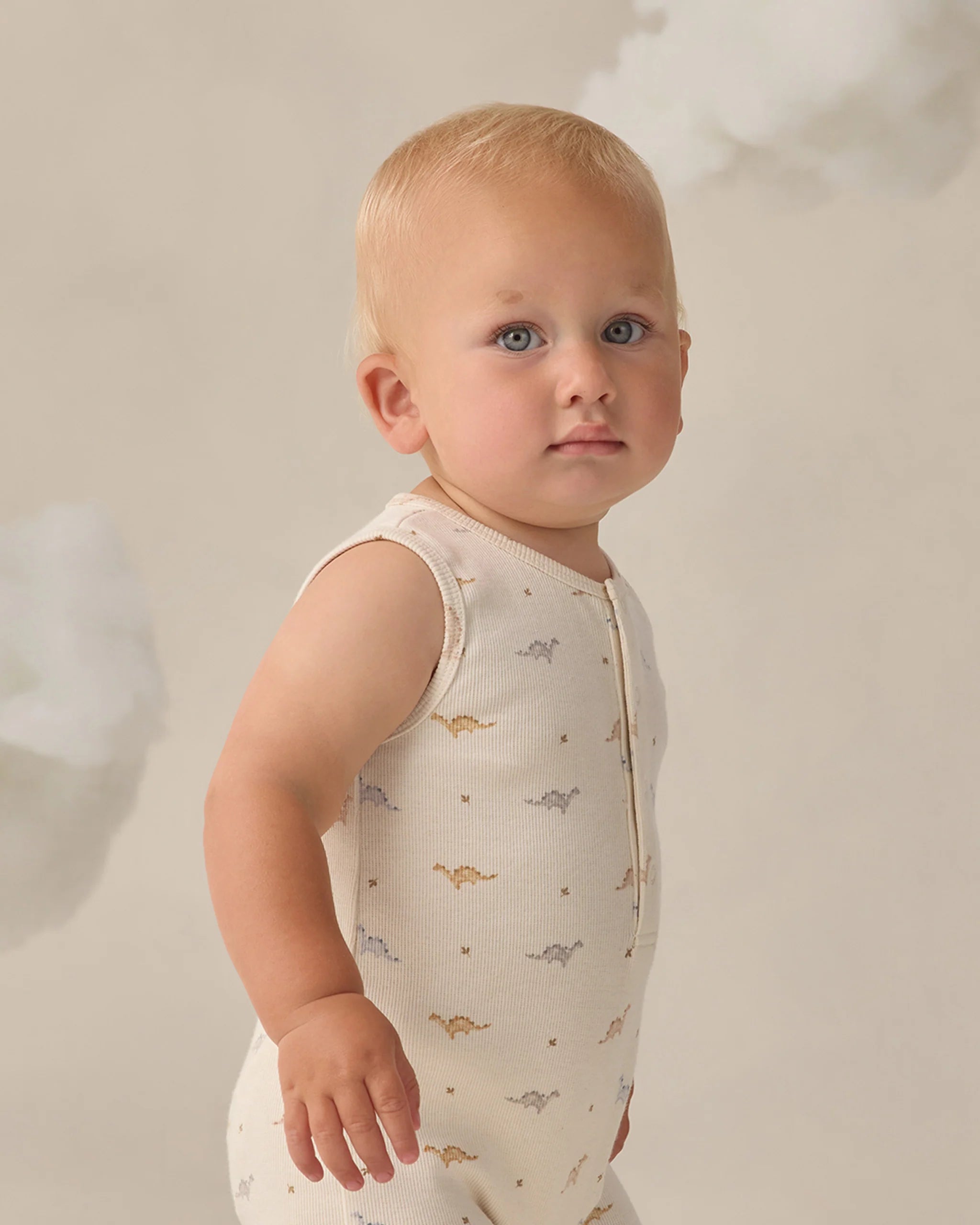 Quincy Mae - Combishort Henley côtelé
