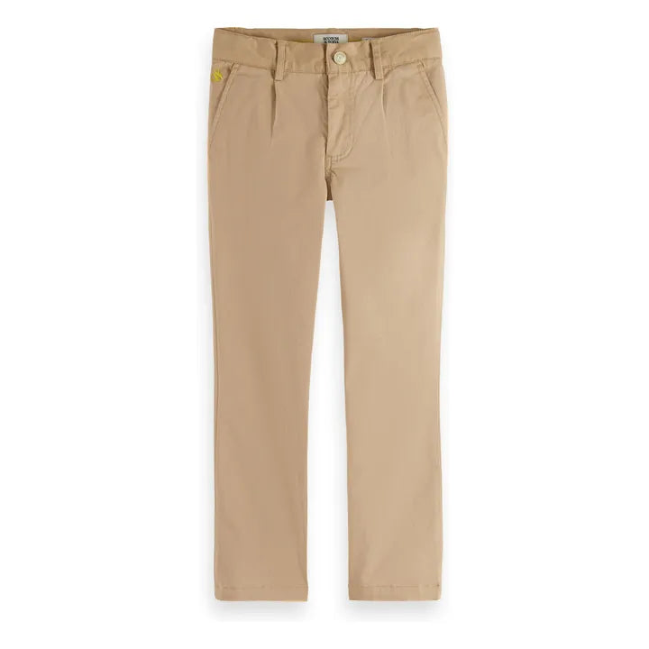 Pantalon Chino Homme Scotch & Soda Taille 34 (tour 36") - Blanc, Coton, Occasion Très Bon état