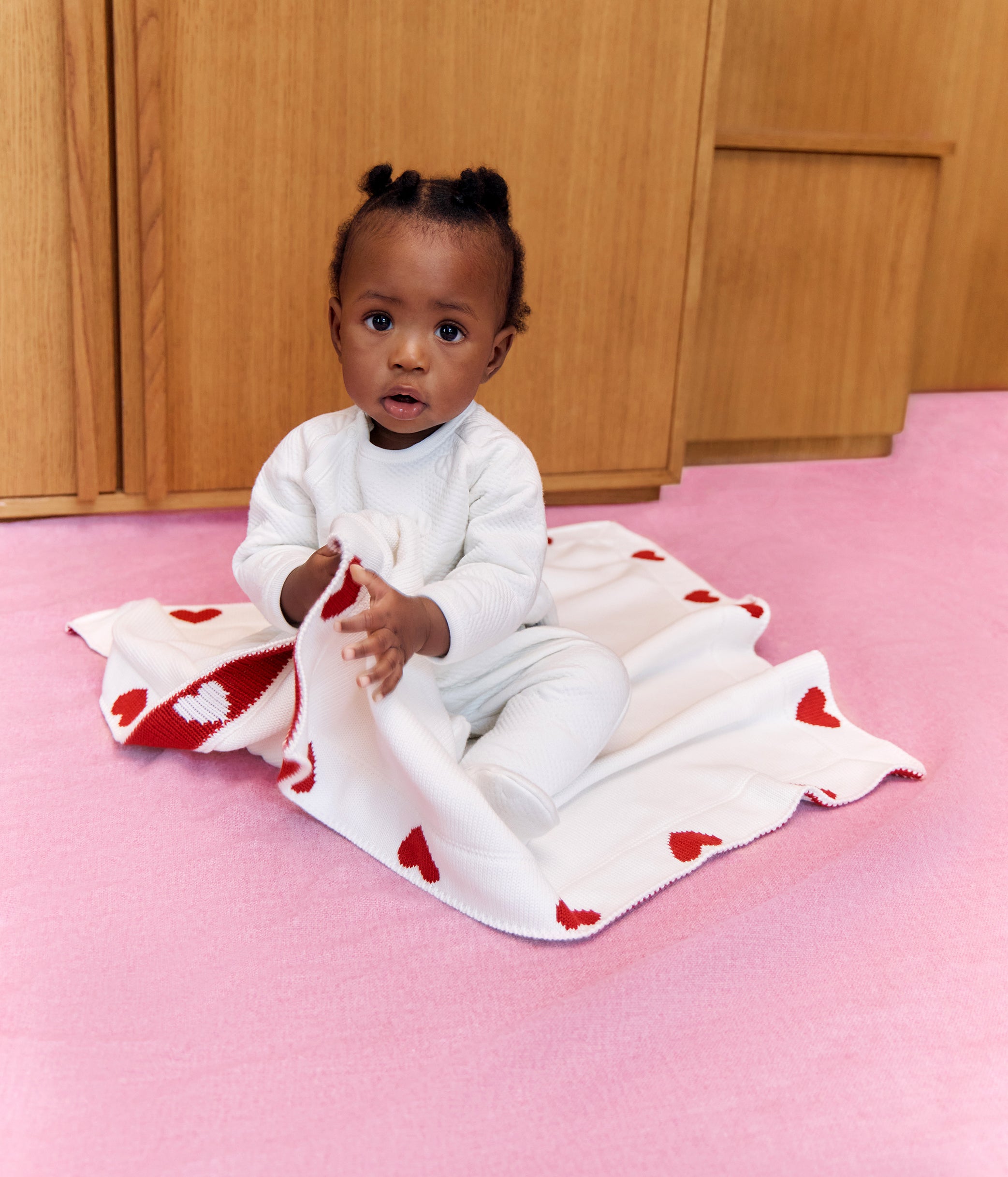 Petit Bateau - Couverture en coton naissance