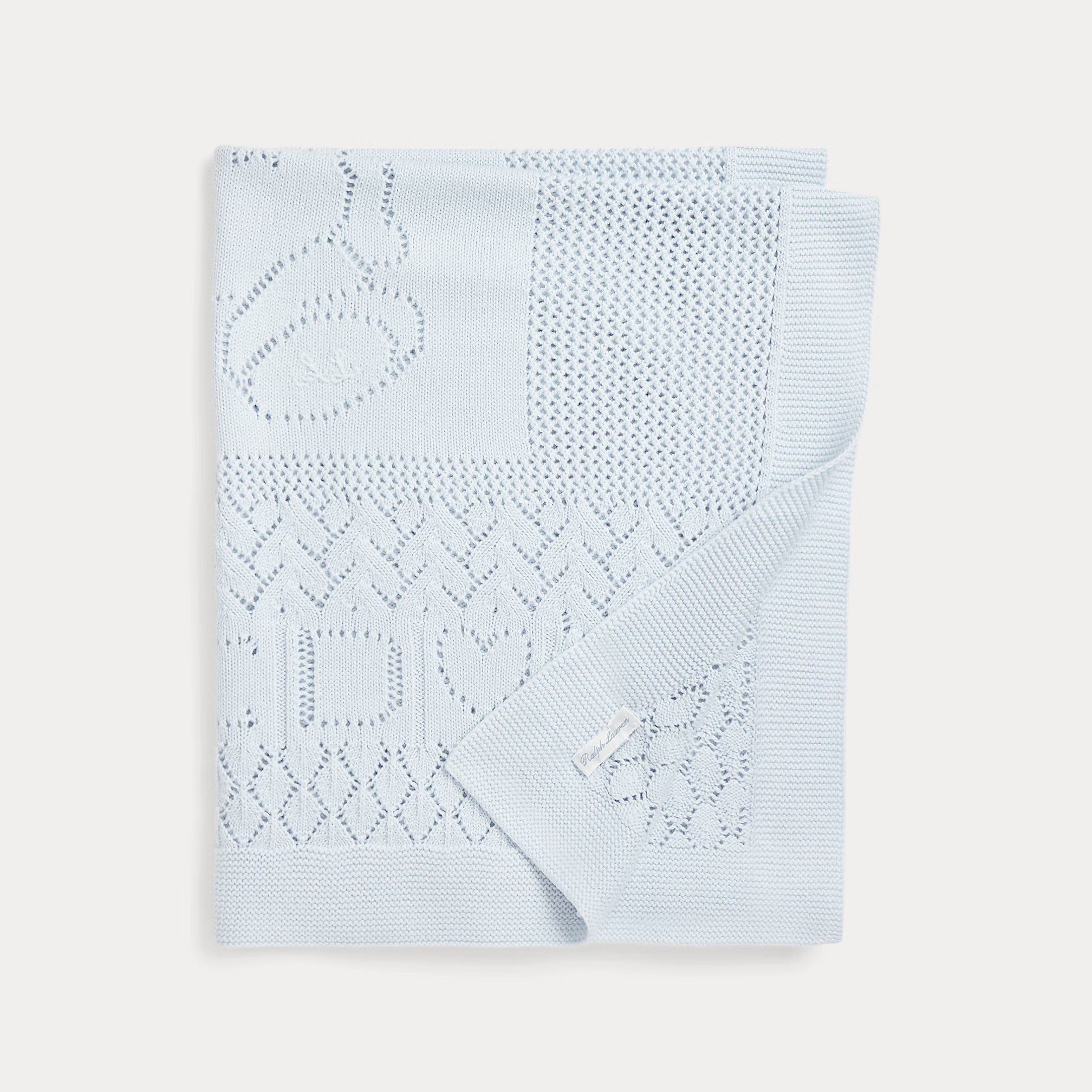 Polo Ralph Lauren - Pointelle-Knit Cotton Blanket