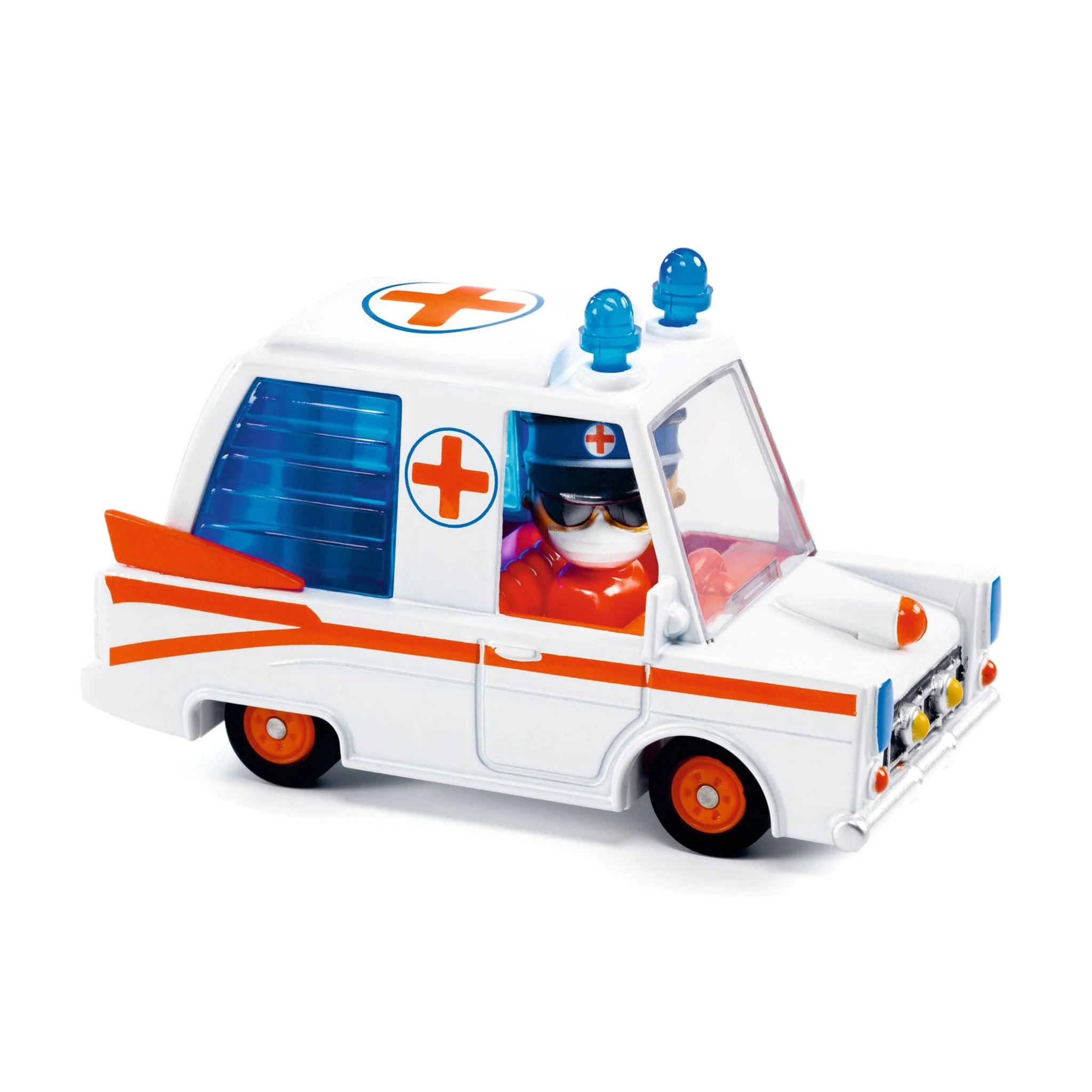 Djeco - Ambulance Hurry Crazy Motors