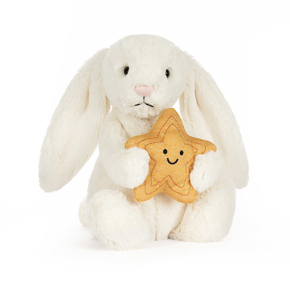 Jellycat - Lapin crème avec Étoile