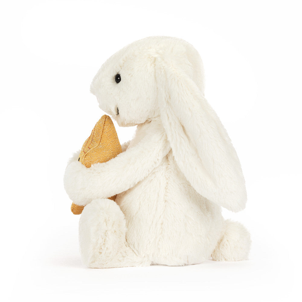 Jellycat - Lapin crème avec Étoile