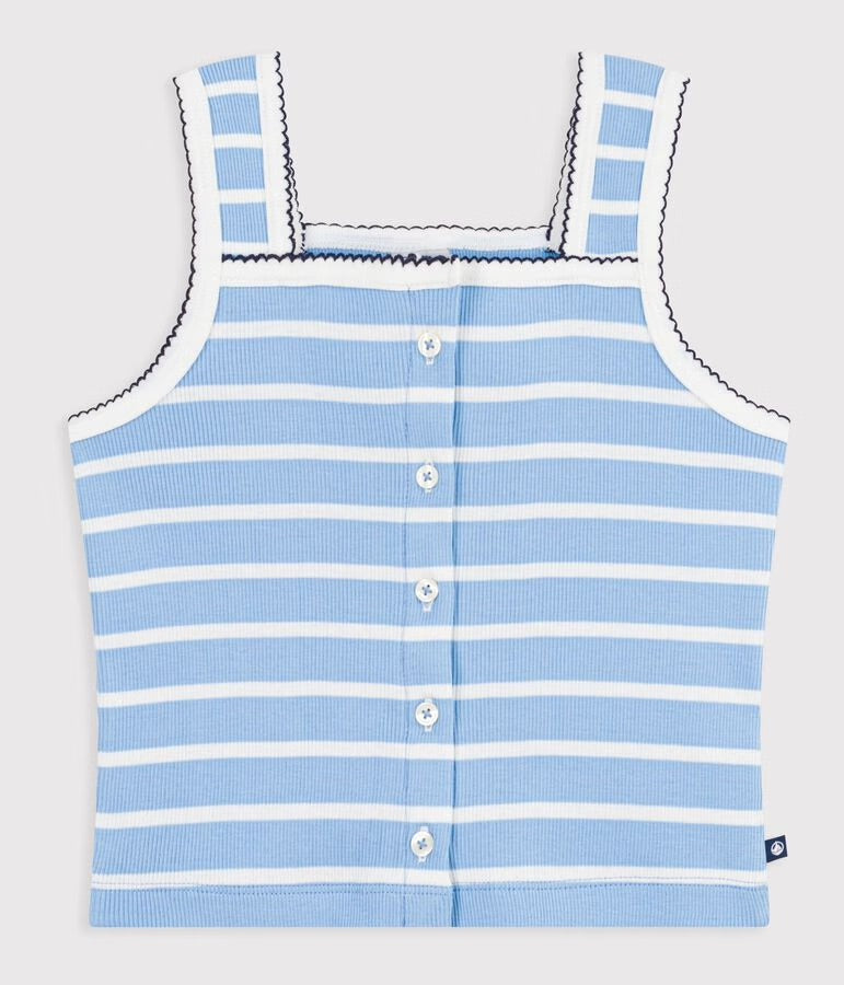 Petit Bateau - Débardeur enfant en coton à rayures