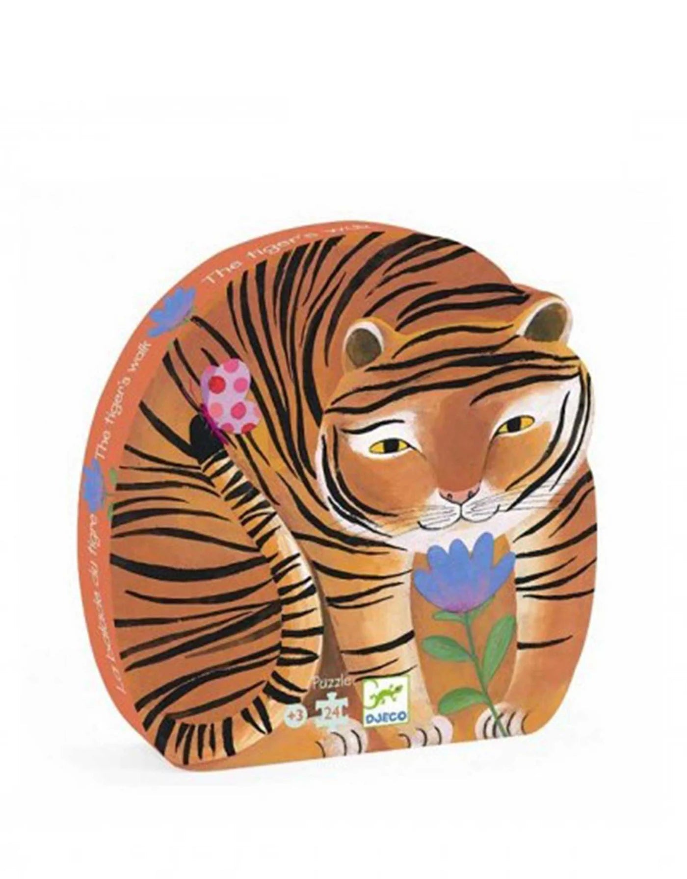 Djeco - Puzzle Silhouette : La balade du tigre (24 pcs)