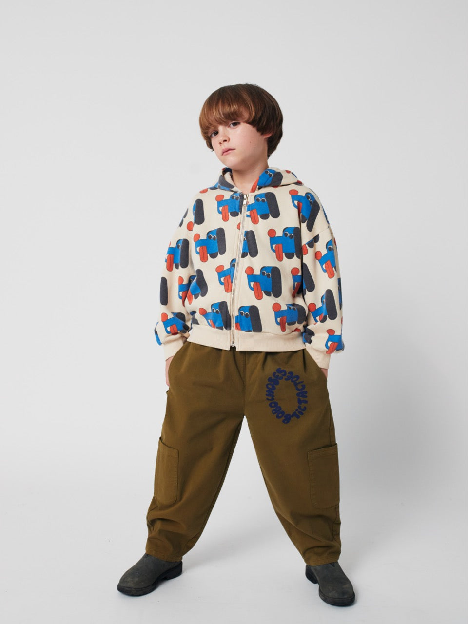 Bobo Choses - Hoodie Zip Doggy Mate