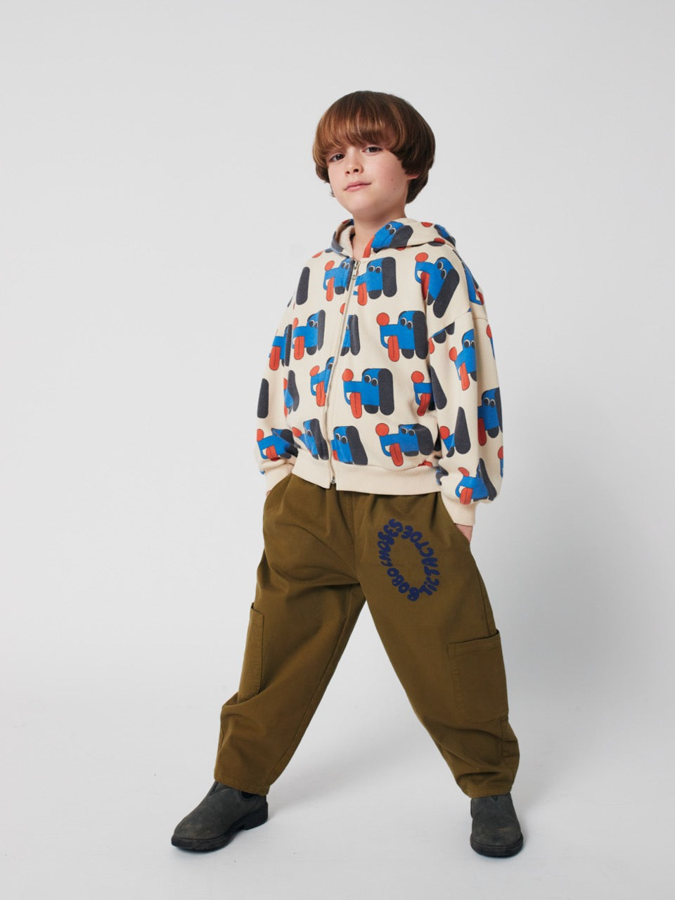 Bobo Choses - Hoodie Zip Doggy Mate