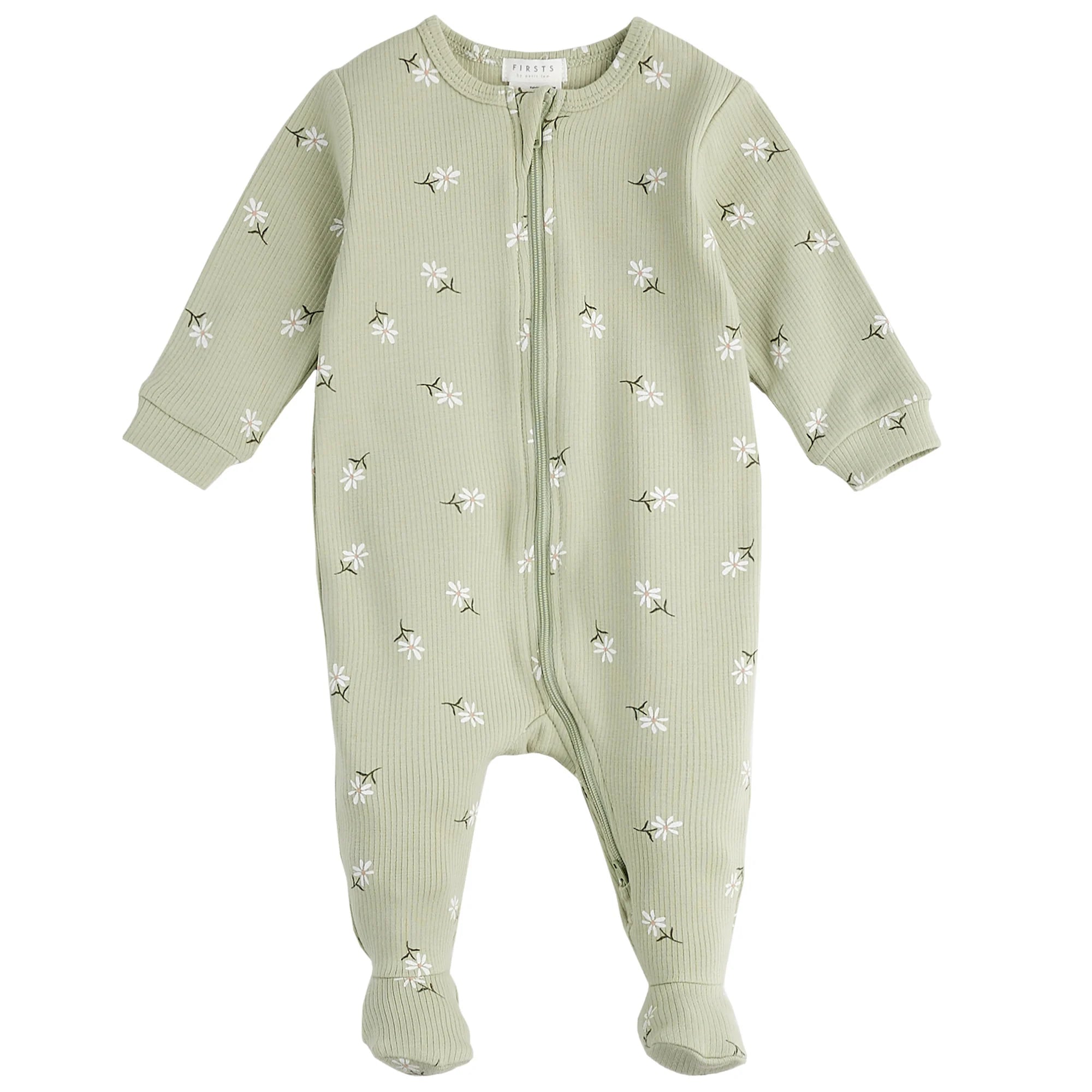 Petit Lem - Marguerites Ribbed Sleeper