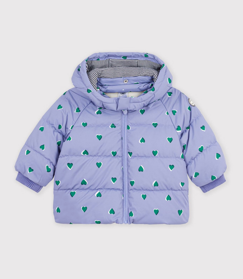 Petit Bateau - Baby's animal print polyester puffer jacket