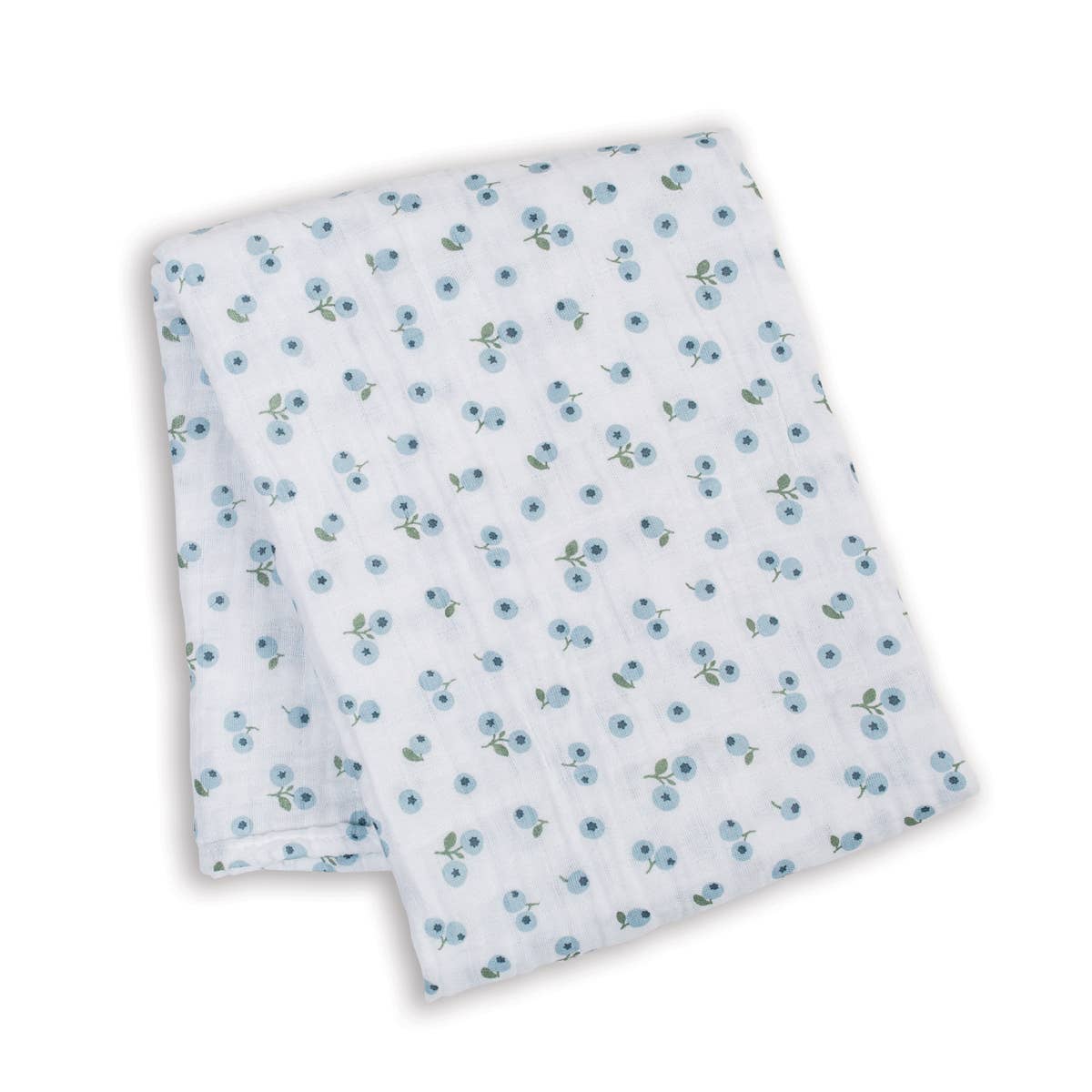 Lulujo - Couverture d'emmaillotage en mousseline de coton - Myrtilles