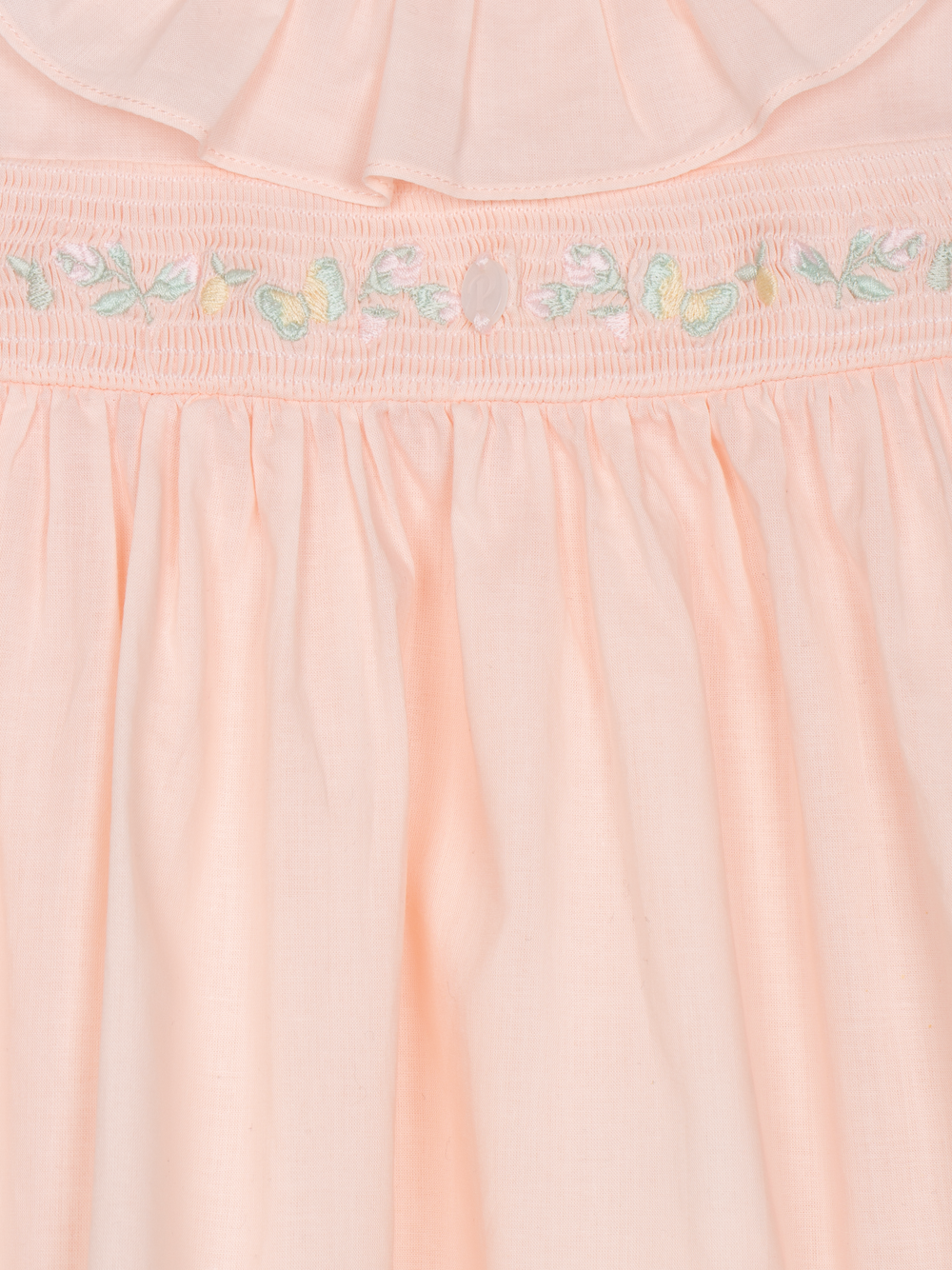 Patachou - Robe élégante saumon à broderies