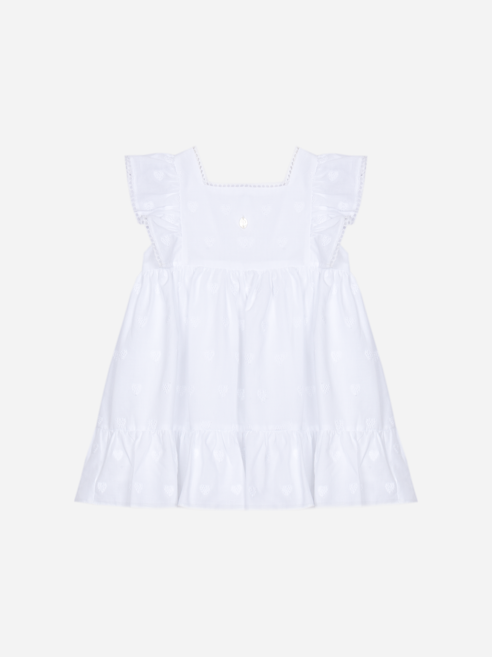 Patachou - Robe élégant blanche à volants