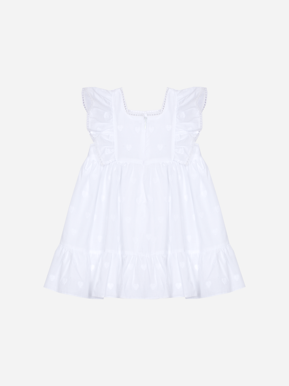 Patachou - Robe élégant blanche à volants