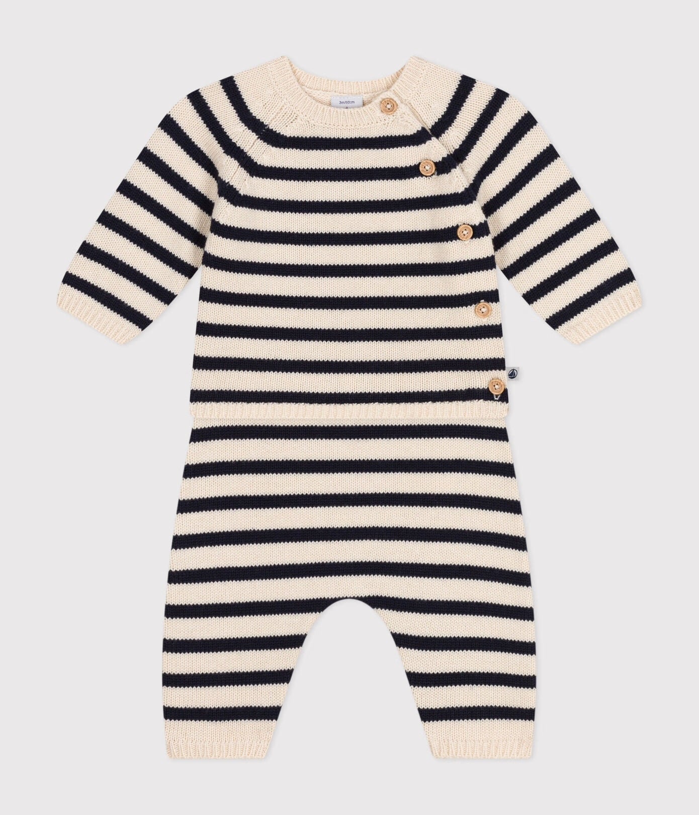 Petit Bateau - Ensemble 2 Pièces à Rayures