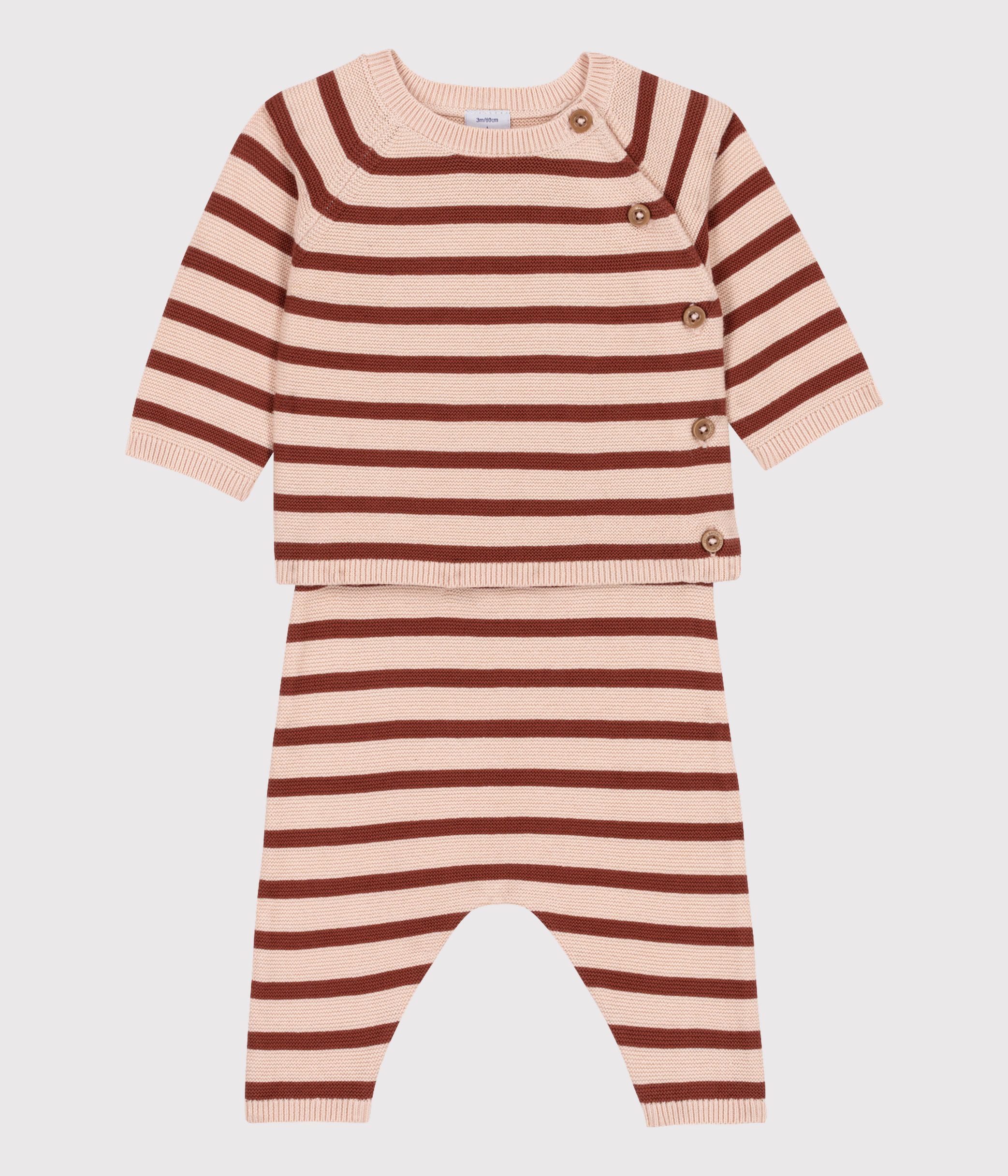 Petit Bateau - Ensemble 2 Pièces à Rayures