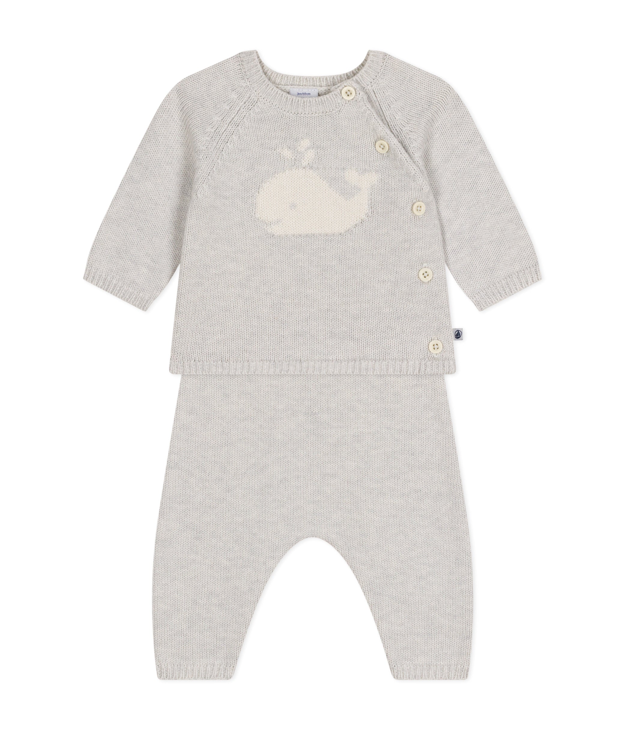 Petit Bateau - Ensemble 2 Pièces Baleine