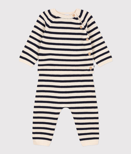 Petit Bateau - Ensemble 2 Pieces Marinière