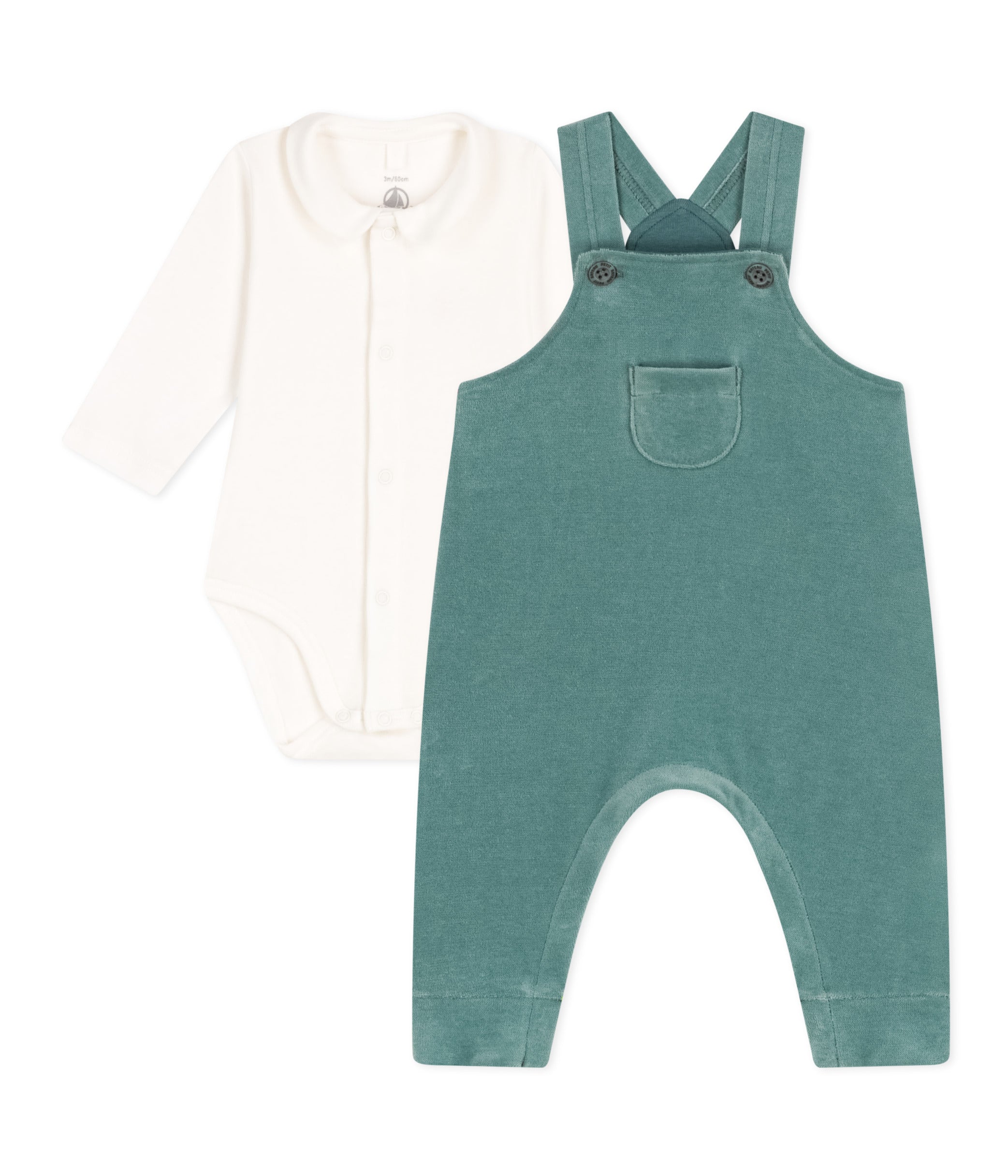Petit Bateau - Ensemble 2 Pièces Salopette