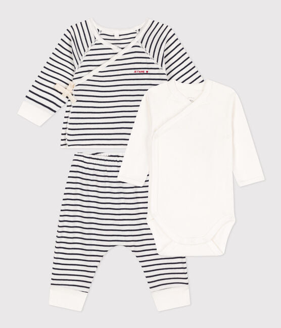 Petit Bateau - Ensemble 3 Pièces à Rayures